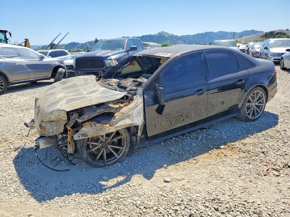 WAUAFAFL6GN014487 Audi A4 2016 — повреждение Пожар двигателя, фото до ремонта