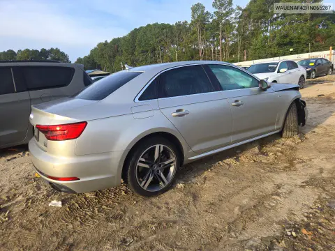 2017 Audi A4 Premium Plus VIN WAUENAF42HN065287 фото 3