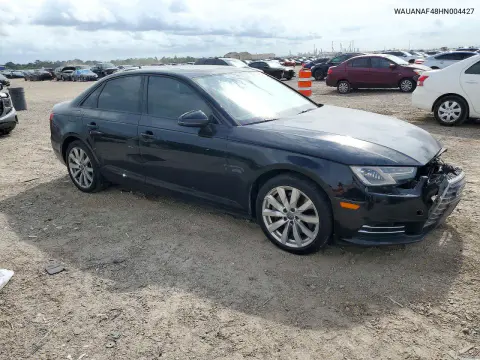2017 Audi A4 Premium VIN WAUANAF48HN004427 фото 4