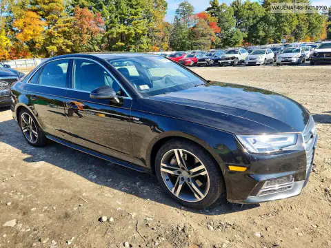 WAUENAF48HN010990 — 2017 Audi A4, фото 4 с аукциона Copart, Подтопление
