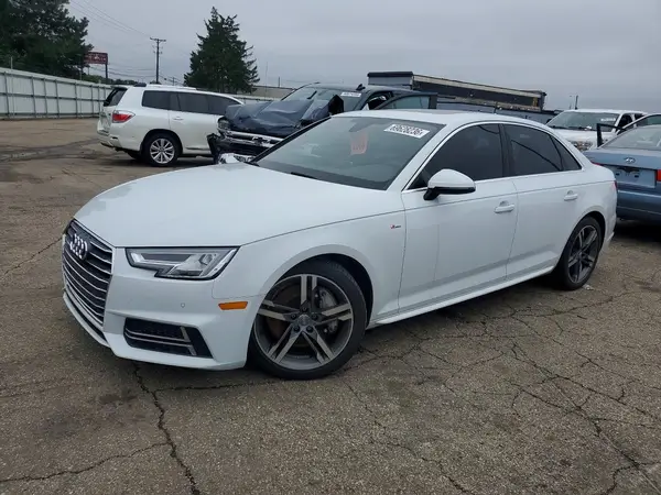 WAUENAF48JA146131 — 2018 Audi A4, Подтопление (Water/Flood), фото до ремонта