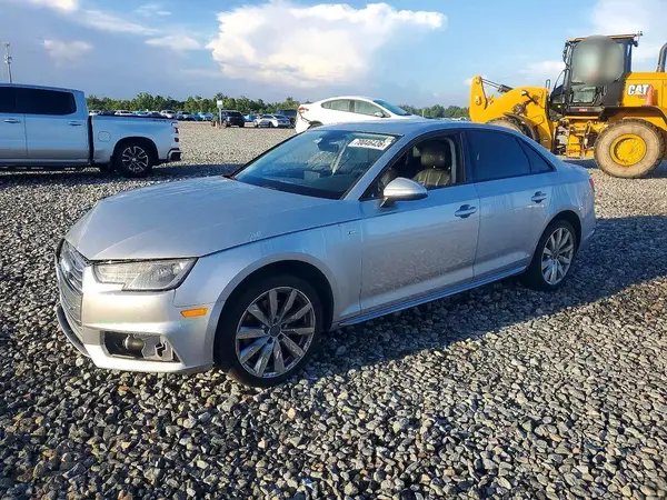 WAUKMAF43JN019575 — 2018 Audi A4, Передняя часть (Front End), фото до ремонта
