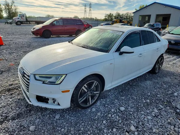 WAUENAF42JN001580 — 2018 Audi A4, Задняя часть (Rear End), фото до ремонта