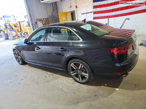 2018 Audi A4 Premium Plus VIN WAUENAF42JA233894 фото 2