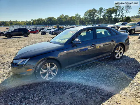 WAUKMAF45JA175348 — 2018 Audi A4, Передняя часть, фото до ремонта