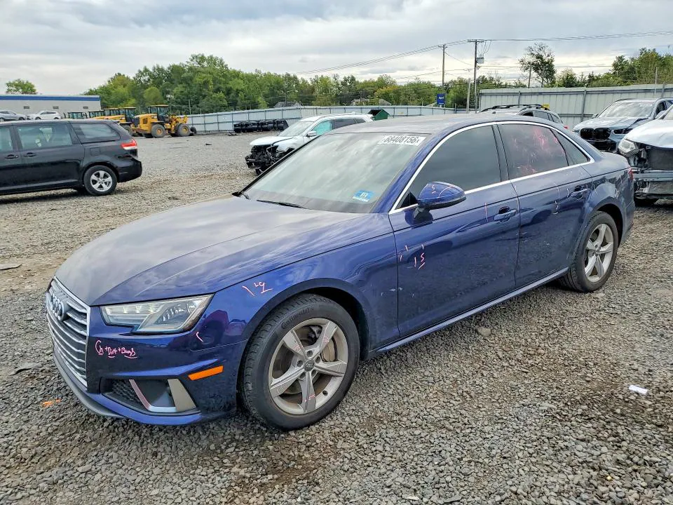 2019 AUDI A4 VIN WAUDNAF40KA013604 фото 1