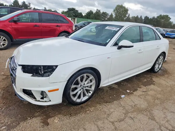 WAUFNAF41KA029660 — 2019 Audi A4, Передняя часть (Front End), фото до ремонта