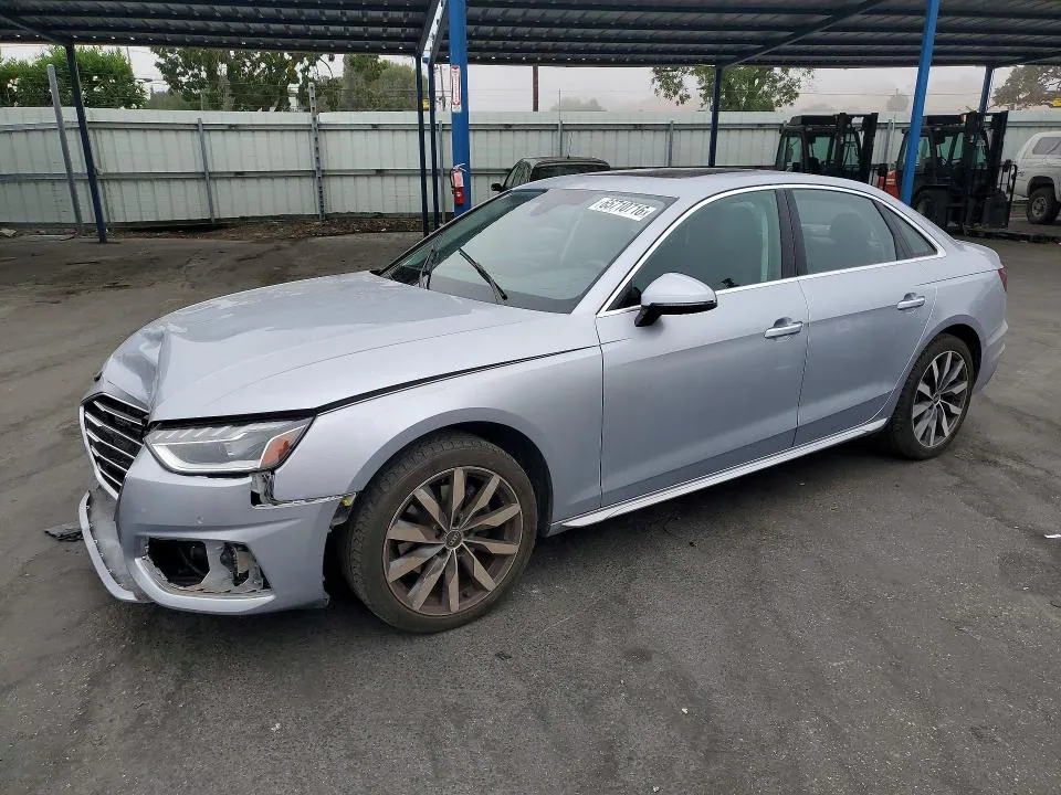 2022 Audi A4 VIN WAUBBAF41NN008456 фото 1