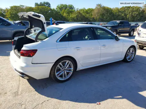 2024 Audi A4 Premium Plus 45 VIN WAUEAAF43RN006617 фото 3