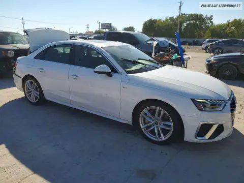 2024 Audi A4 Premium Plus 45 VIN WAUEAAF43RN006617 фото 4