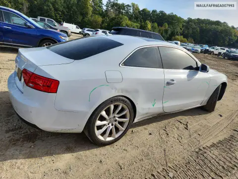 2014 Audi A5 Premium Plus VIN WAULFAFR6EA007993 фото 3