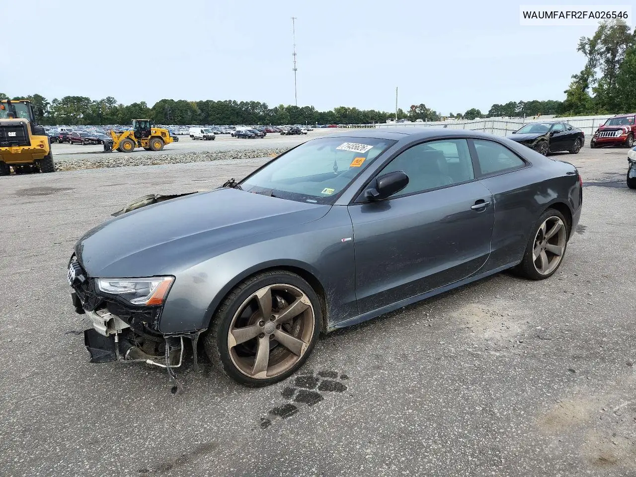 2015 Audi A5 Premium Plus VIN WAUMFAFR2FA026546 фото 1