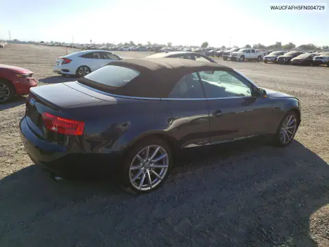 2015 Audi A5 Premium VIN WAUCFAFH5FN004729 фото 3