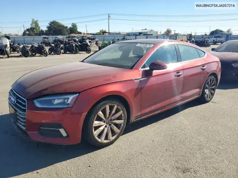 WAUBNCF5XJA057216 — 2018 Audi A5, Передняя часть, фото до ремонта