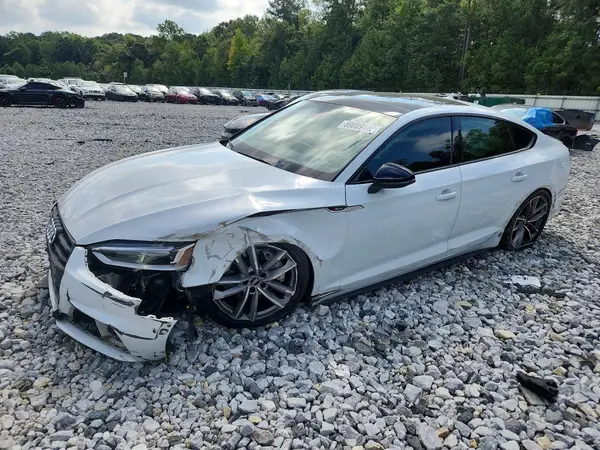 WAUFNCF55KA075819 — 2019 Audi A5, Передняя часть (Front End), фото до ремонта