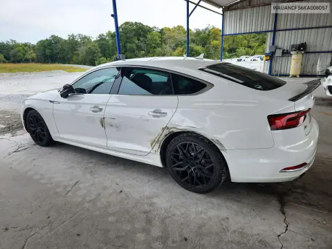 2019 Audi A5 Premium VIN WAUANCF56KA008057 фото 2