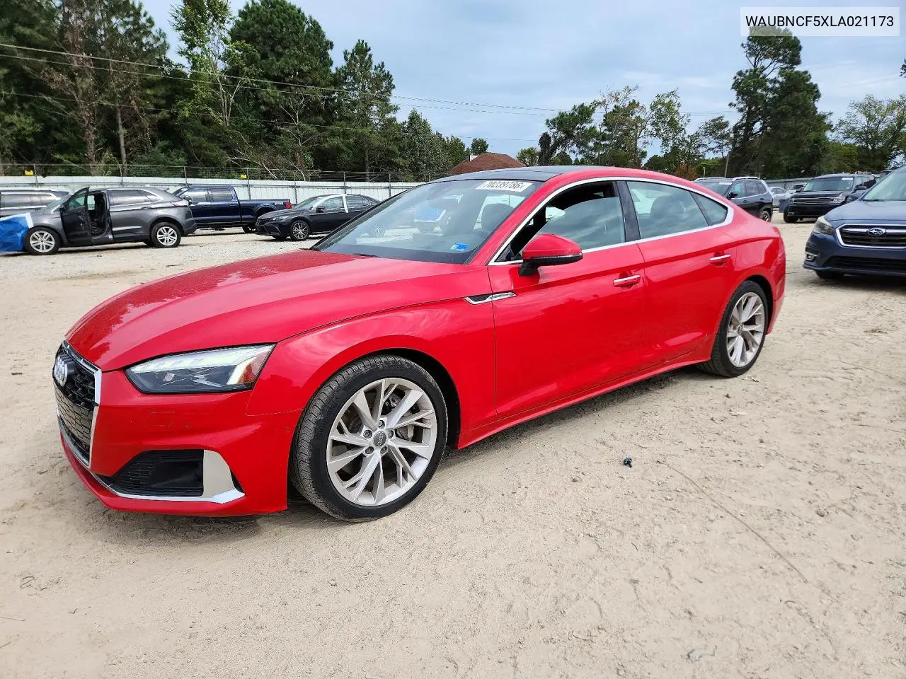 2020 Audi A5 Prestige VIN WAUBNCF5XLA021173 фото 1