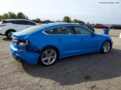 2021 Audi A5 Premium 45 VIN WAUDACF52MA011825 фото 3