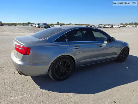 2012 Audi A6 Premium Plus VIN WAUGGAFC7CN117256 фото 3
