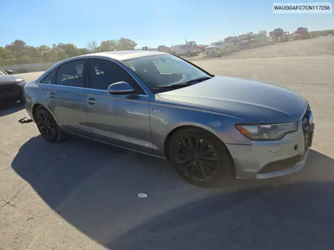 2012 Audi A6 Premium Plus VIN WAUGGAFC7CN117256 фото 4