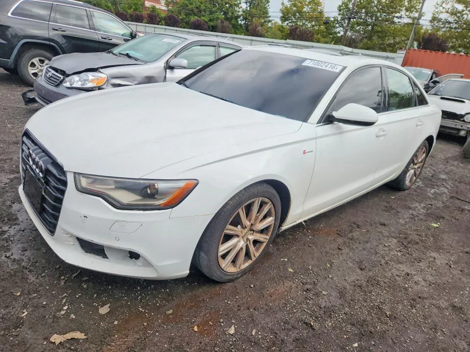 2013 AUDI A6 VIN WAUGGAFCXDN046295 фото 1