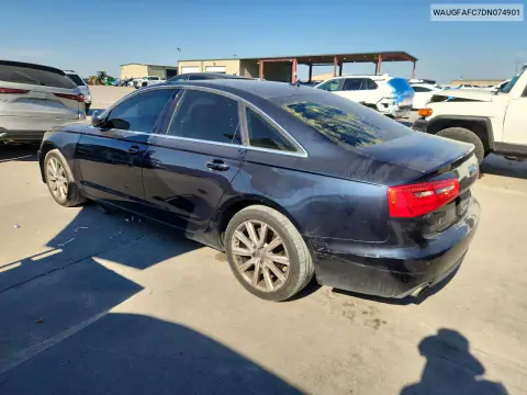 2013 Audi A6 VIN WAUGFAFC7DN074901 фото 2