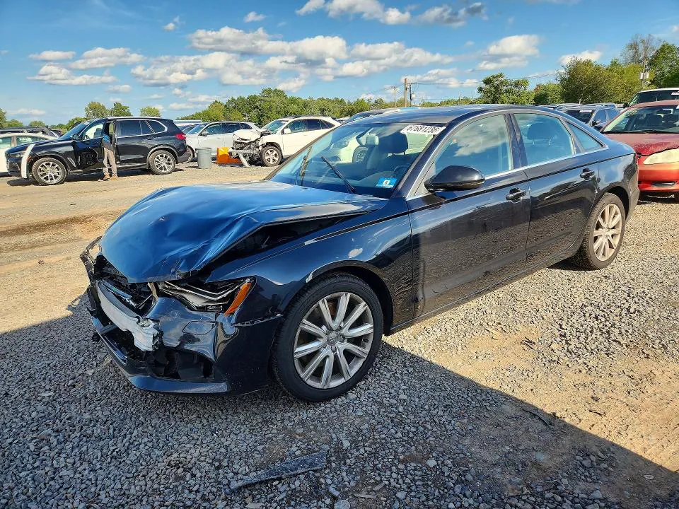2014 AUDI A6 VIN WAUFMBFC6EN049657 фото 1