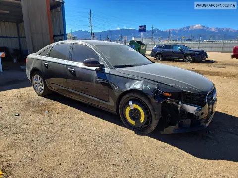 2015 Audi A6 Premium Plus VIN WAUGFAFC5FN023416 фото 4