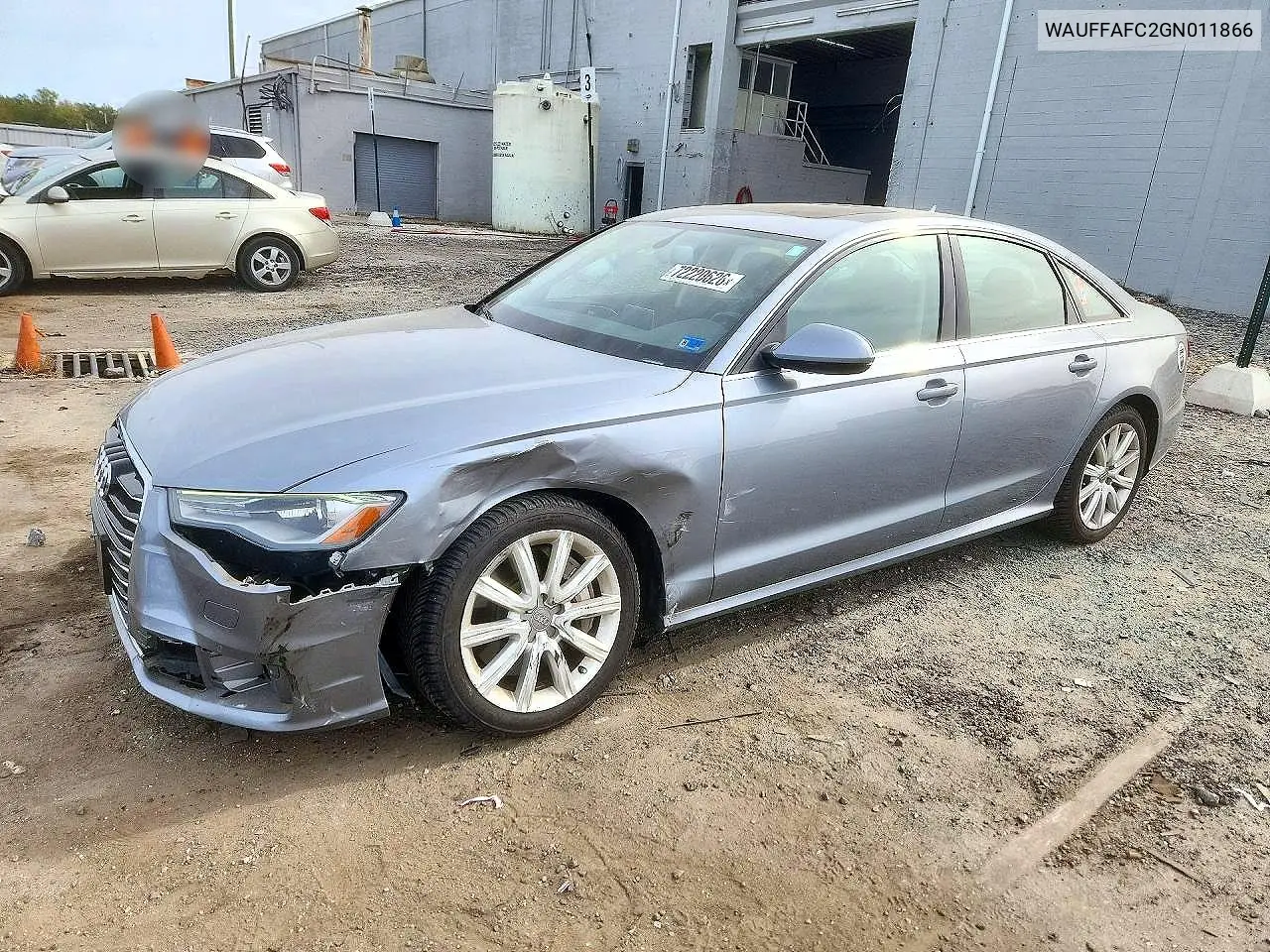 2016 Audi A6 Premium VIN WAUFFAFC2GN011866 фото 1