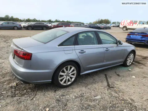 2016 Audi A6 Premium VIN WAUFFAFC2GN011866 фото 3