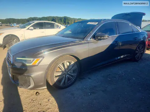 WAUL2AF28KN089812 — 2019 Audi A6, Задняя часть, фото до ремонта