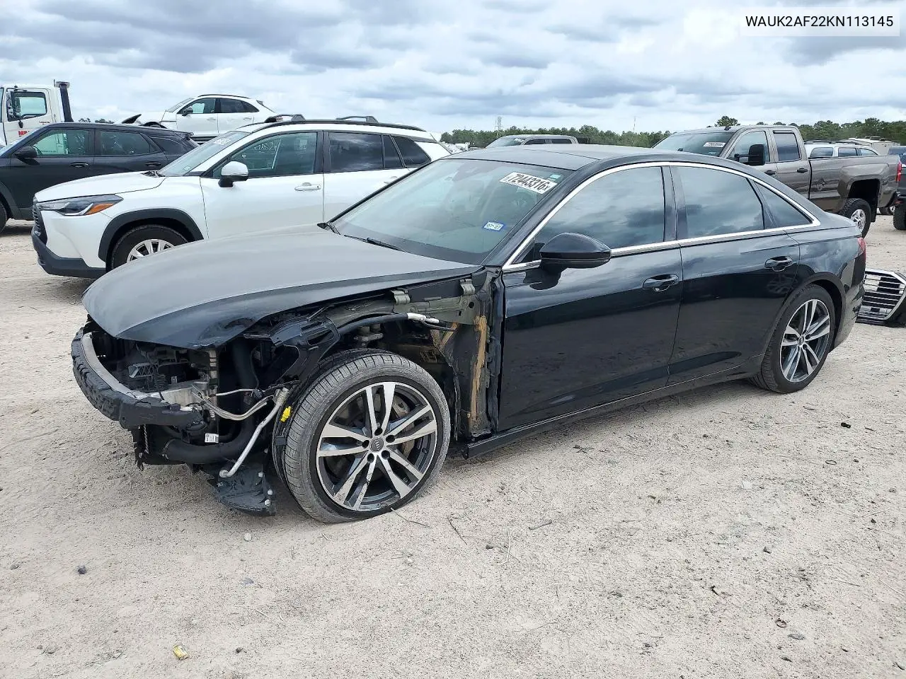 2019 Audi A6 Premium VIN WAUK2AF22KN113145 фото 1