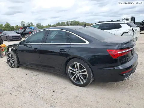 2019 Audi A6 Premium VIN WAUK2AF22KN113145 фото 2