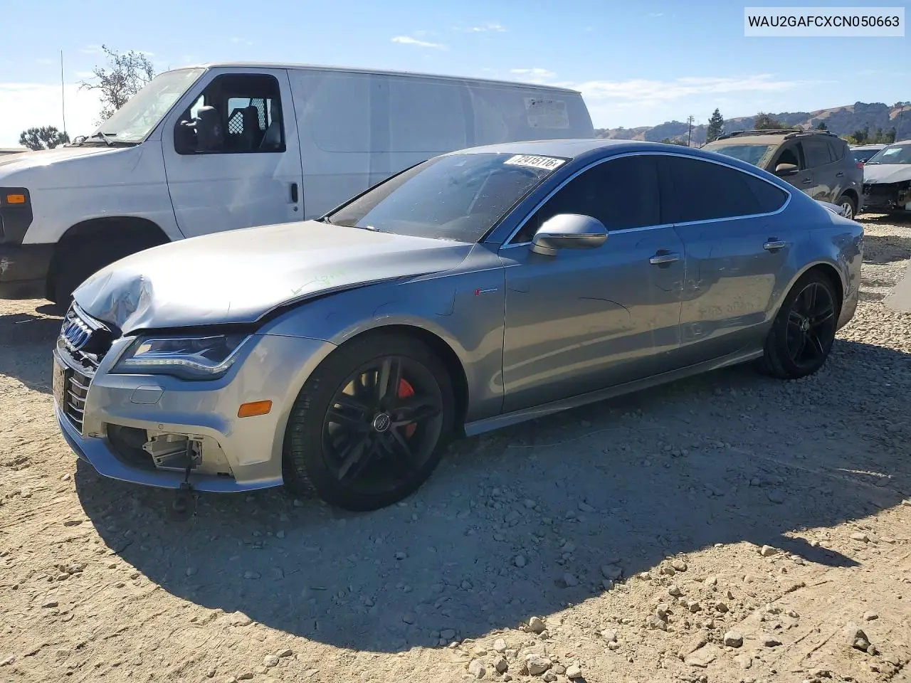 2012 Audi A7 Prestige VIN WAU2GAFCXCN050663 фото 1