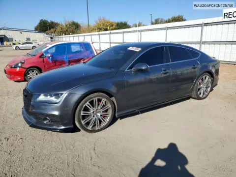 WAU2GAFC8CN125750 — 2012 Audi A7, Передняя часть, фото до ремонта