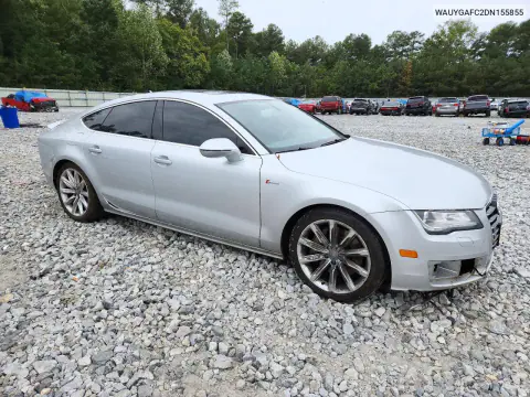 2013 Audi A7 Premium Plus VIN WAUYGAFC2DN155855 фото 4