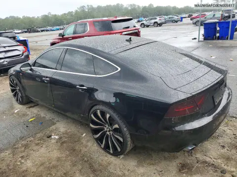 2014 Audi A7 Premium Plus VIN WAUWGAFC0EN005817 фото 2