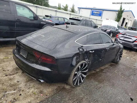 2014 Audi A7 Premium Plus VIN WAUWGAFC0EN005817 фото 3