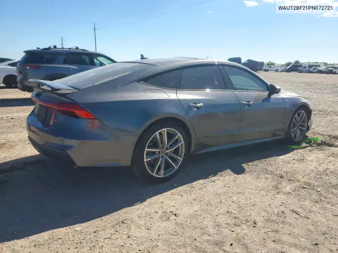 2023 Audi A7 Premium S-Line VIN WAUT2BF21PN072721 фото 3