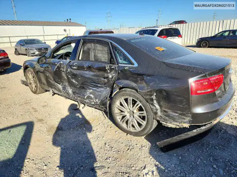 2013 Audi A8 L Quattro VIN WAURGAFDXDN021513 фото 2