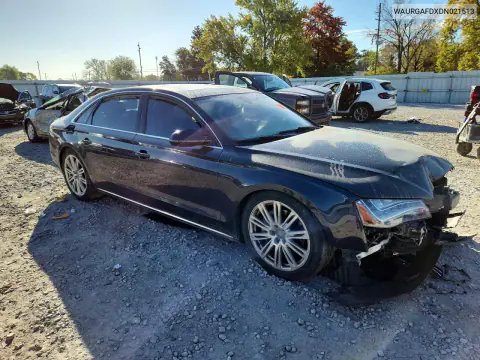 2013 Audi A8 L Quattro VIN WAURGAFDXDN021513 фото 4