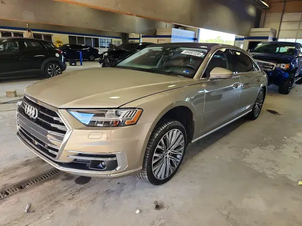 WAU8DAF88KN011812 — 2019 Audi A8, Передняя часть (Front End), фото до ремонта