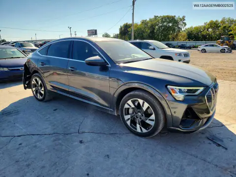 2021 Audi E-Tron Sportback Premium Plus VIN WA12AAGE9MB002525 фото 4