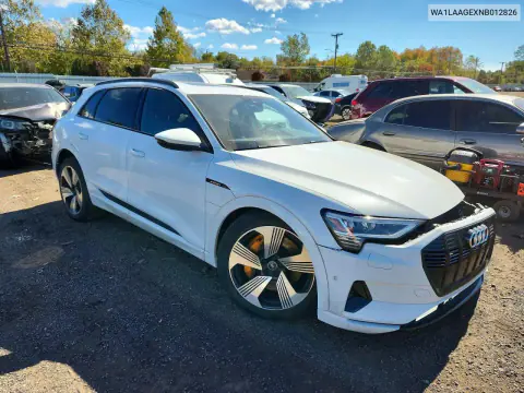 2022 Audi E-Tron Premium Plus VIN WA1LAAGEXNB012826 фото 4