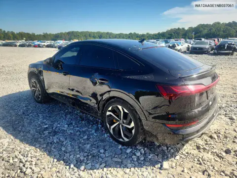 2022 Audi E-Tron Sportback Premium Plus VIN WA12AAGE1NB037061 фото 2