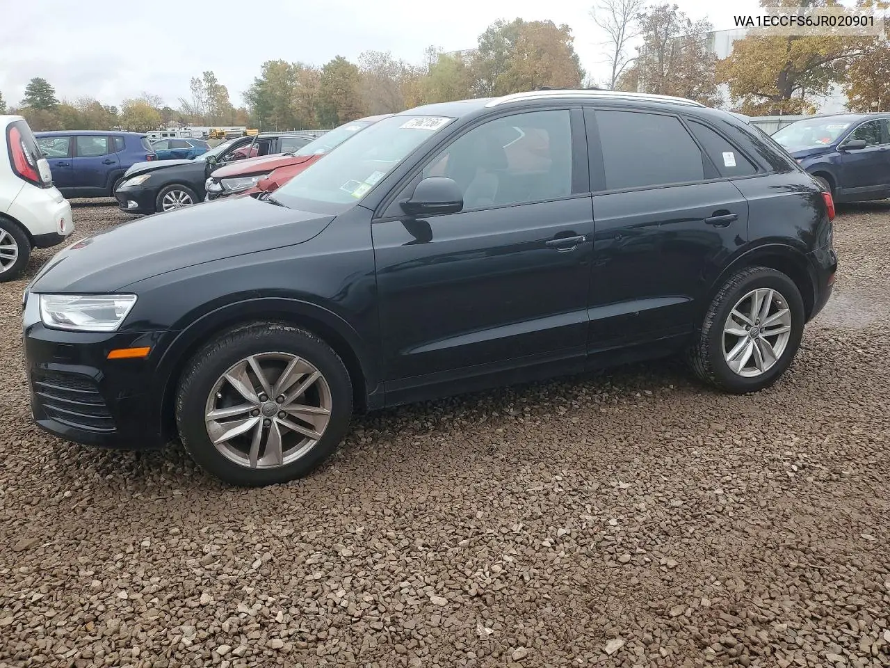 WA1ECCFS6JR020901 Audi Q3 2018 — повреждение Сторона, фото до ремонта