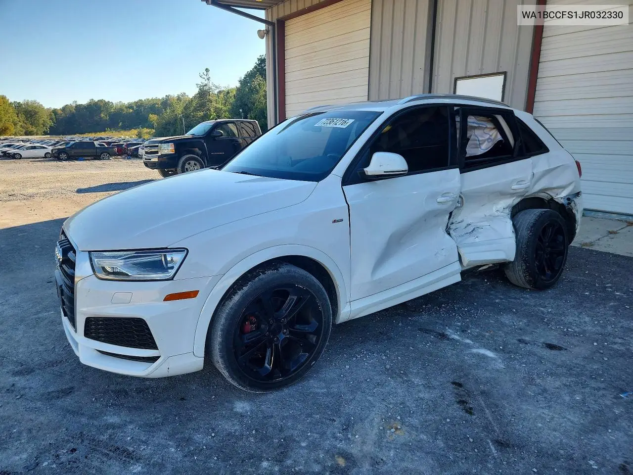 2018 Audi Q3 Premium VIN WA1BCCFS1JR032330 фото 1