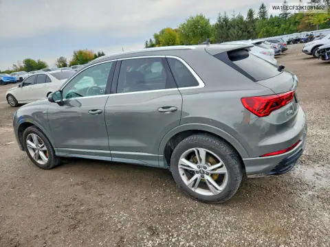 WA1EECF33K1081402 — 2019 Audi Q3, фото 2 с аукциона Copart 20.10.2026, Сторона