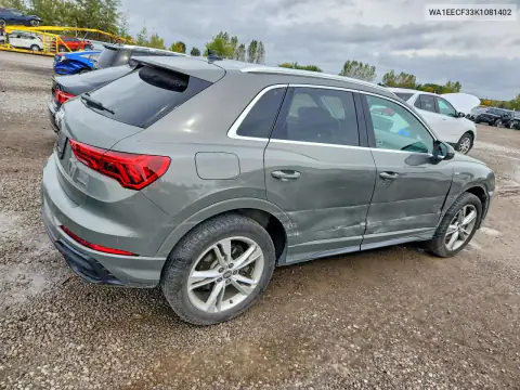 WA1EECF33K1081402 — 2019 Audi Q3, фото 3 с аукциона Copart 20.10.2026, Сторона