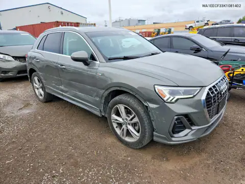 WA1EECF33K1081402 — 2019 Audi Q3, фото 4 с аукциона Copart 20.10.2026, Сторона